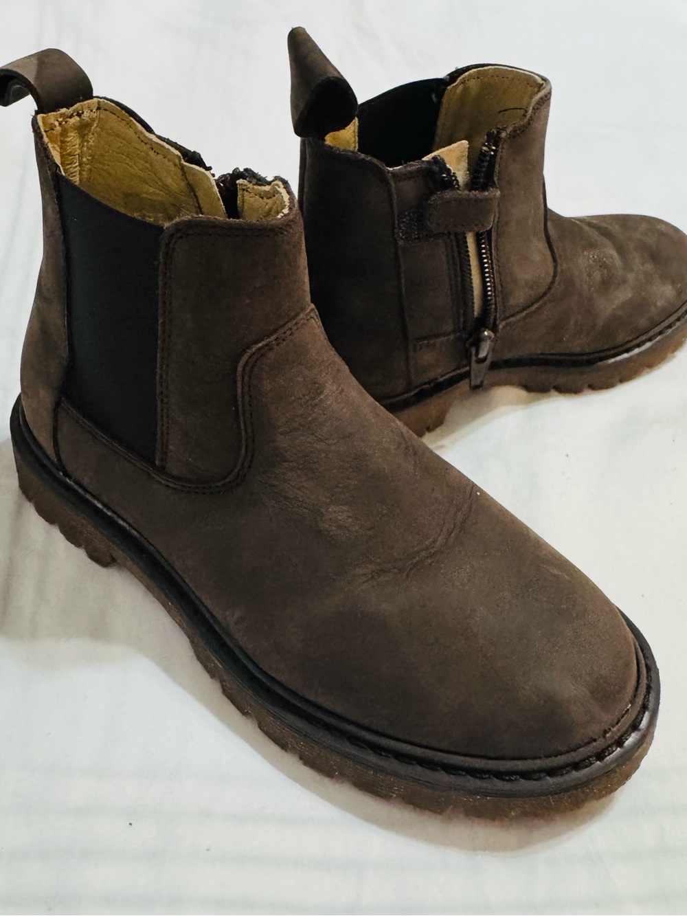 Papo d'Anjo Brown Kids Rugged-Tread Boots